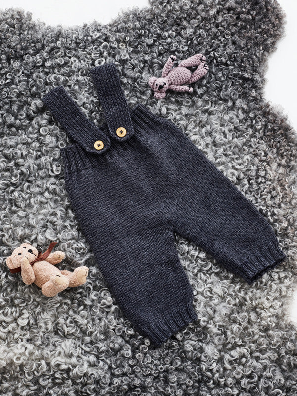 træt mock salvie Baby bukser med seler – Knit By Buur