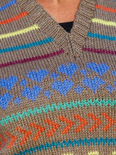 Indlæs billede til gallerivisning Vest med hønsestrik