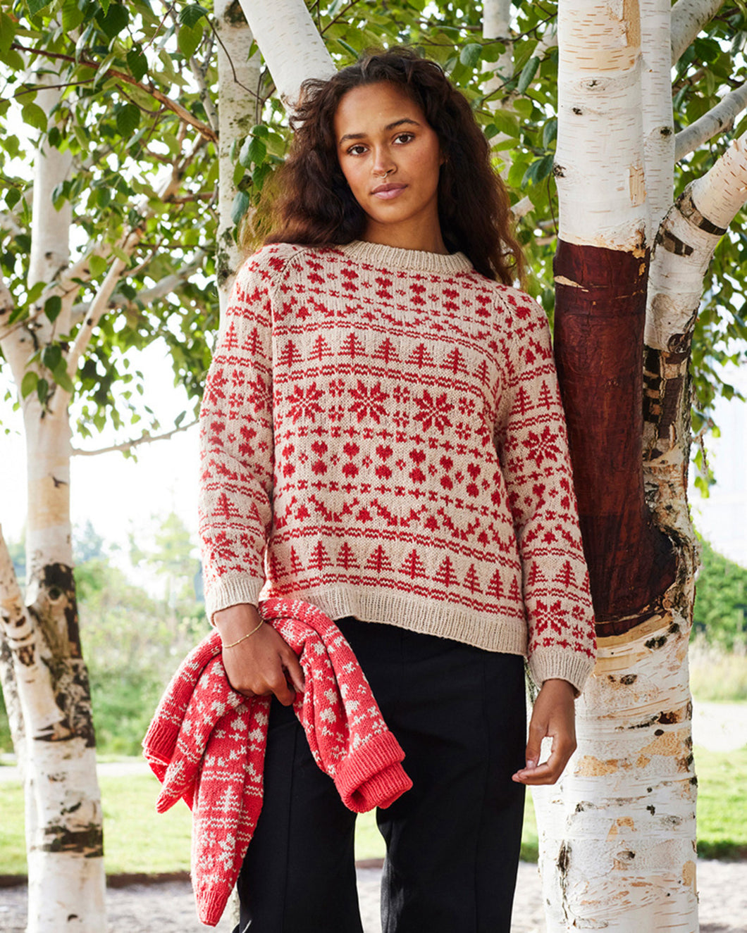 Luna sweater med julemotiv